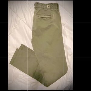 Lucky Brand Utility Pants, Army Green Sz 4/27 Reg